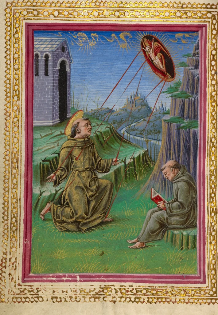 An illustration from Gualenghi-d'Este Hours, 1469, leaf 48