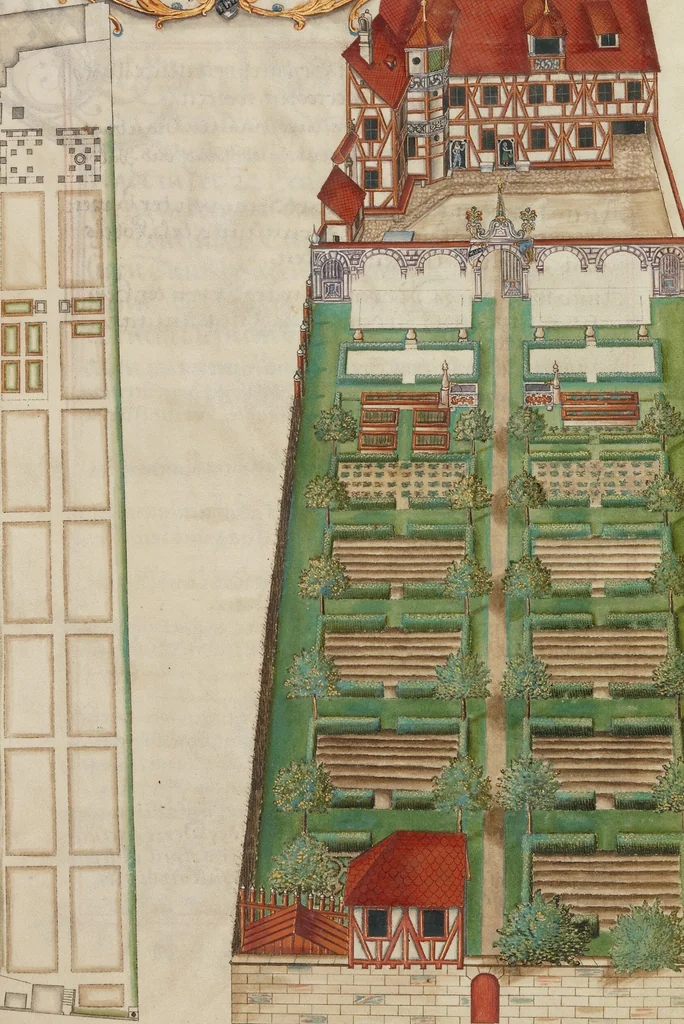 An illustration from Genealogy of the Derrer Family, 1626, leaf 27