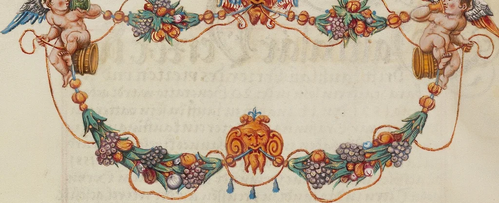 An illustration from Genealogy of the Derrer Family, 1626, leaf 3
