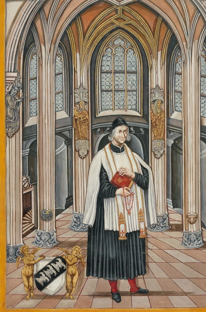 An illustration from Genealogy of the Derrer Family, 1626, leaf 36