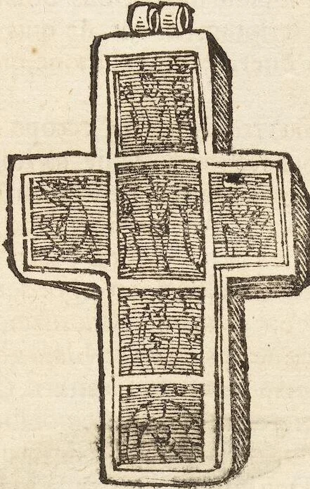 An illustration from Vlyssis Aldrovandi Patricii Bononiensis Monstrorvm Historia: cum Indice copiosissimo, 1642, leaf 121