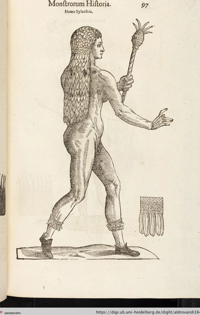An illustration from Vlyssis Aldrovandi Patricii Bononiensis Monstrorvm Historia: cum Indice copiosissimo, 1642, leaf 125