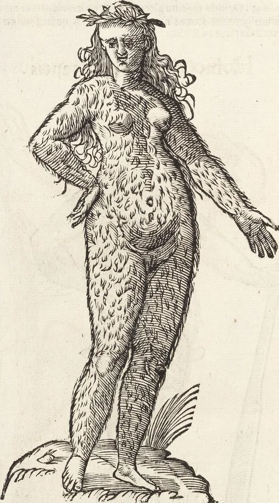 An illustration from Vlyssis Aldrovandi Patricii Bononiensis Monstrorvm Historia: cum Indice copiosissimo, 1642, leaf 38
