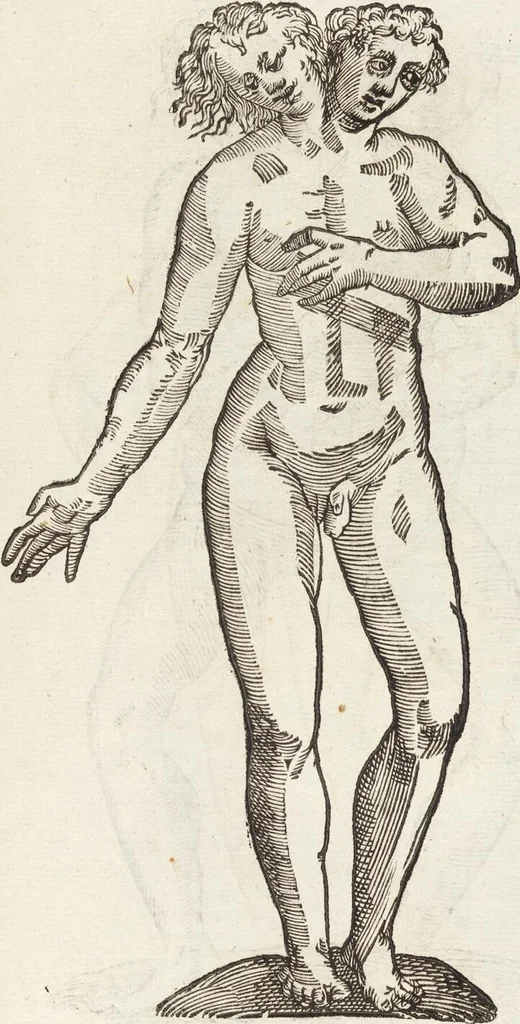 An illustration from Vlyssis Aldrovandi Patricii Bononiensis Monstrorvm Historia: cum Indice copiosissimo, 1642, leaf 423