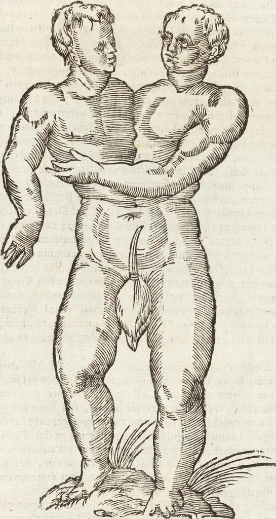 An illustration from Vlyssis Aldrovandi Patricii Bononiensis Monstrorvm Historia: cum Indice copiosissimo, 1642, leaf 425