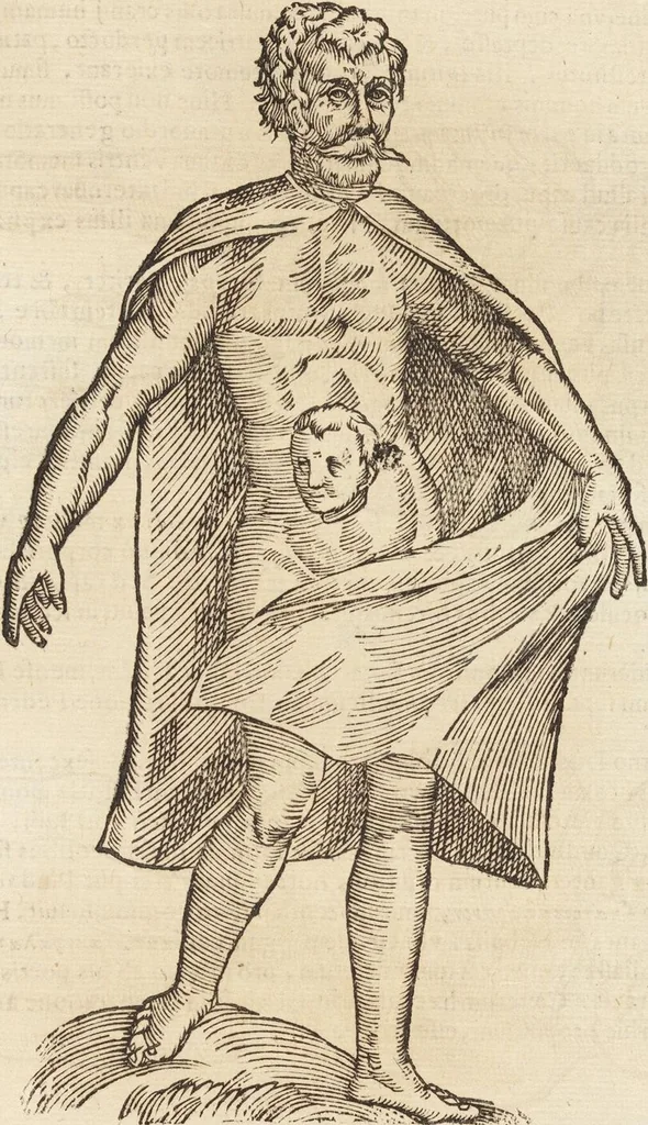 An illustration from Vlyssis Aldrovandi Patricii Bononiensis Monstrorvm Historia: cum Indice copiosissimo, 1642, leaf 431