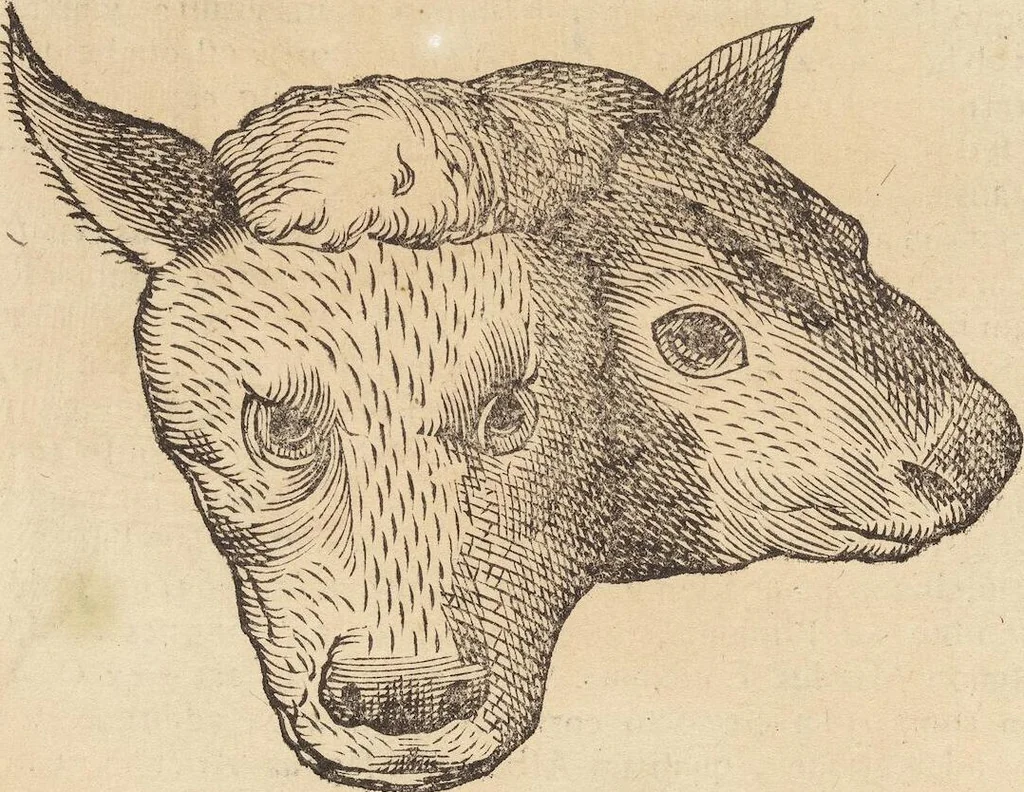 An illustration from Vlyssis Aldrovandi Patricii Bononiensis Monstrorvm Historia: cum Indice copiosissimo, 1642, leaf 441