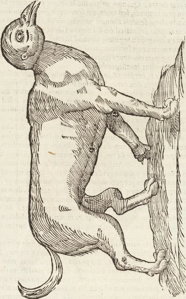An illustration from Vlyssis Aldrovandi Patricii Bononiensis Monstrorvm Historia: cum Indice copiosissimo, 1642, leaf 461
