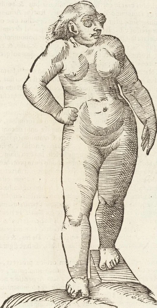 An illustration from Vlyssis Aldrovandi Patricii Bononiensis Monstrorvm Historia: cum Indice copiosissimo, 1642, leaf 471