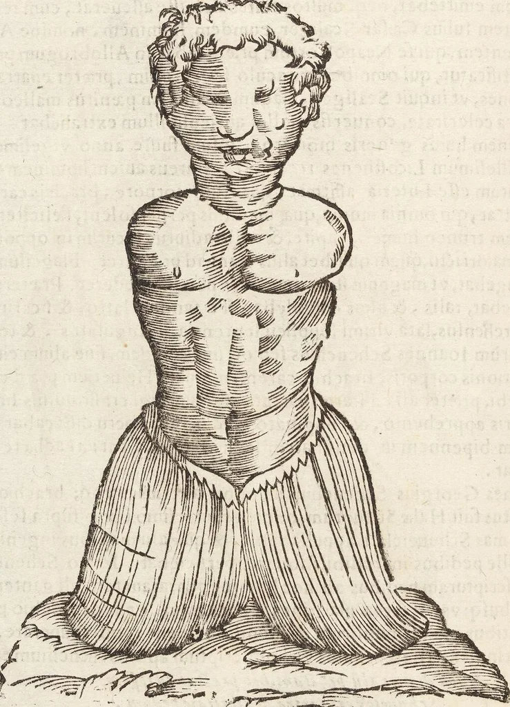 An illustration from Vlyssis Aldrovandi Patricii Bononiensis Monstrorvm Historia: cum Indice copiosissimo, 1642, leaf 498