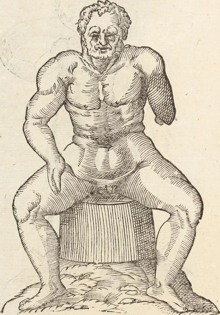 An illustration from Vlyssis Aldrovandi Patricii Bononiensis Monstrorvm Historia: cum Indice copiosissimo, 1642, leaf 504