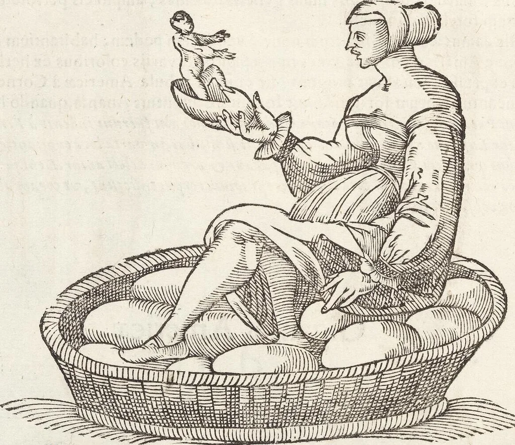 An illustration from Vlyssis Aldrovandi Patricii Bononiensis Monstrorvm Historia: cum Indice copiosissimo, 1642, leaf 54