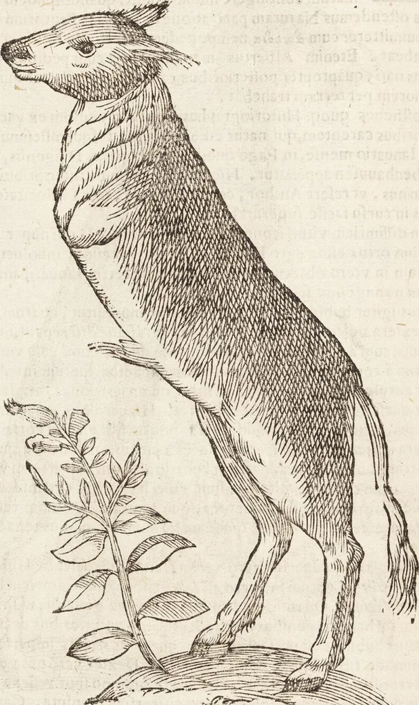 An illustration from Vlyssis Aldrovandi Patricii Bononiensis Monstrorvm Historia: cum Indice copiosissimo, 1642, leaf 544
