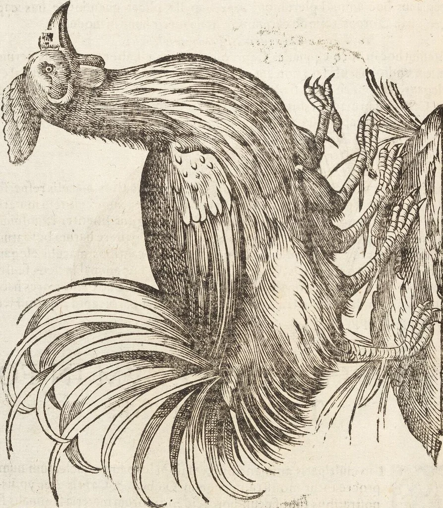 An illustration from Vlyssis Aldrovandi Patricii Bononiensis Monstrorvm Historia: cum Indice copiosissimo, 1642, leaf 568