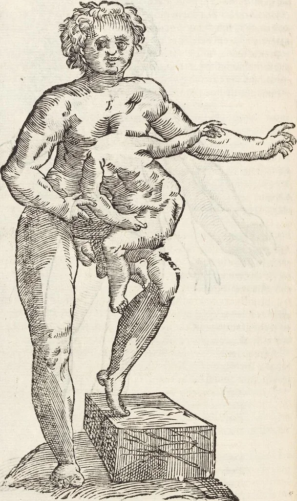 An illustration from Vlyssis Aldrovandi Patricii Bononiensis Monstrorvm Historia: cum Indice copiosissimo, 1642, leaf 630