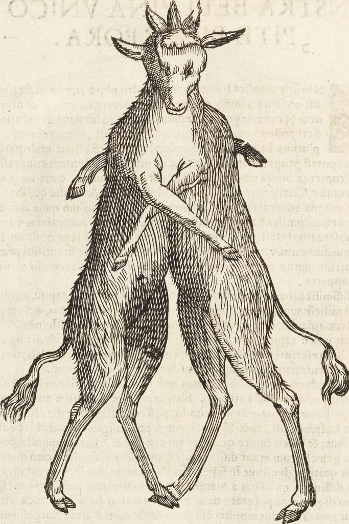 An illustration from Vlyssis Aldrovandi Patricii Bononiensis Monstrorvm Historia: cum Indice copiosissimo, 1642, leaf 634