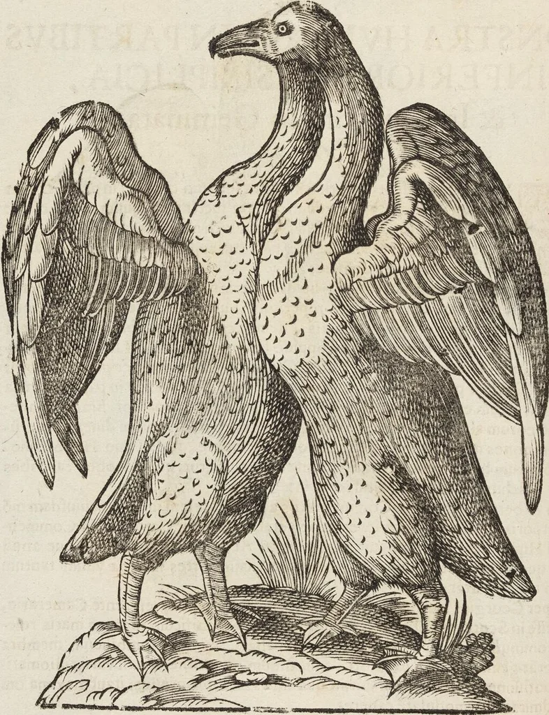 An illustration from Vlyssis Aldrovandi Patricii Bononiensis Monstrorvm Historia: cum Indice copiosissimo, 1642, leaf 644