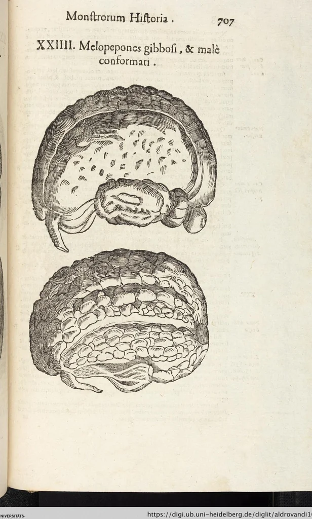 An illustration from Vlyssis Aldrovandi Patricii Bononiensis Monstrorvm Historia: cum Indice copiosissimo, 1642, leaf 725