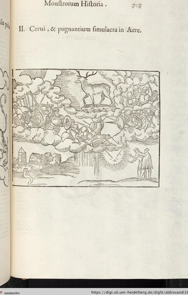 An illustration from Vlyssis Aldrovandi Patricii Bononiensis Monstrorvm Historia: cum Indice copiosissimo, 1642, leaf 737