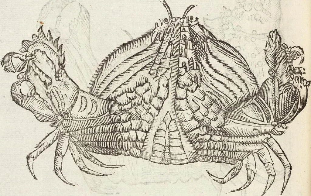 An illustration from Vlyssis Aldrovandi Patricii Bononiensis Monstrorvm Historia: cum Indice copiosissimo, 1642, leaf 842