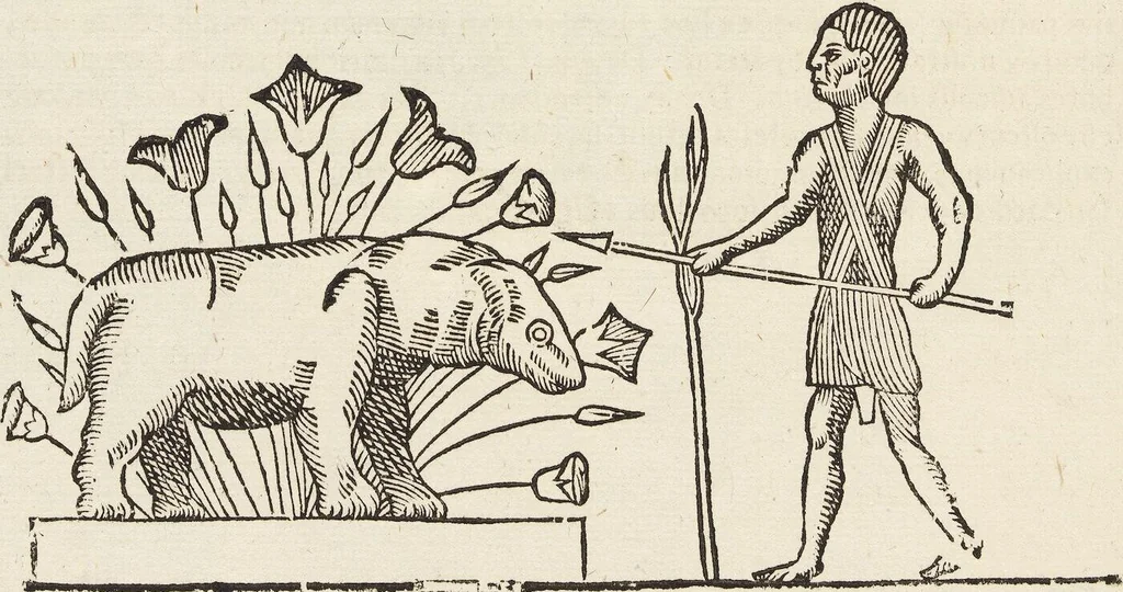 An illustration from Vlyssis Aldrovandi Patricii Bononiensis Monstrorvm Historia: cum Indice copiosissimo, 1642, leaf 936