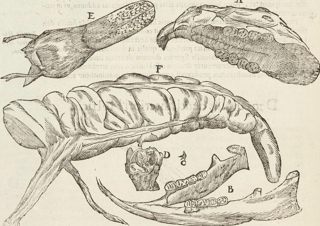 An illustration from Vlyssis Aldrovandi Patricii Bononiensis Monstrorvm Historia: cum Indice copiosissimo, 1642, leaf 942
