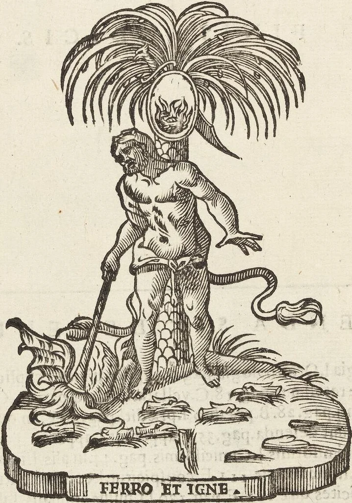 An illustration from Vlyssis Aldrovandi Patricii Bononiensis Monstrorvm Historia: cum Indice copiosissimo, 1642, leaf 960