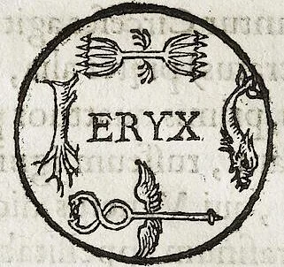 An illustration from Antiqvae Tabvlae Marmoreae Solis effigie, symbolisque exculptae Accvrata Explicatio: Qua priscae quaedam mythologiae, ac nonnulla praeterea vetera monumenta marmorum, gemmarum, nomismatum illustrantur, 1617, leaf 76