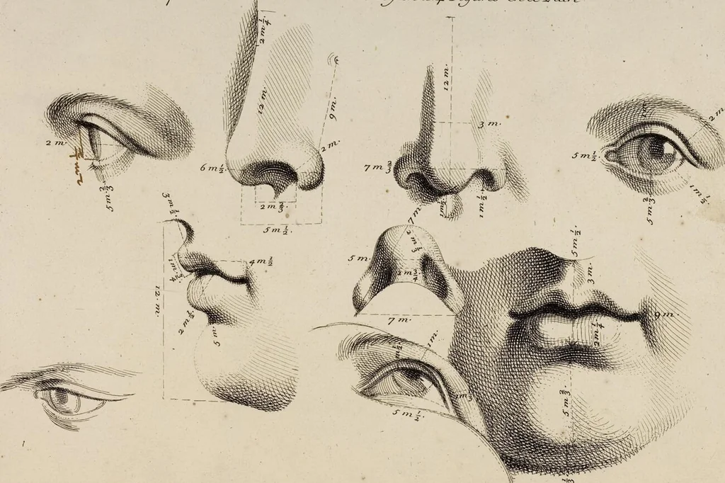 An illustration from Les Proportions Du Corps Humain: Mesurées sur les plus belles Figures de l'Antiquité, 1683, leaf 41