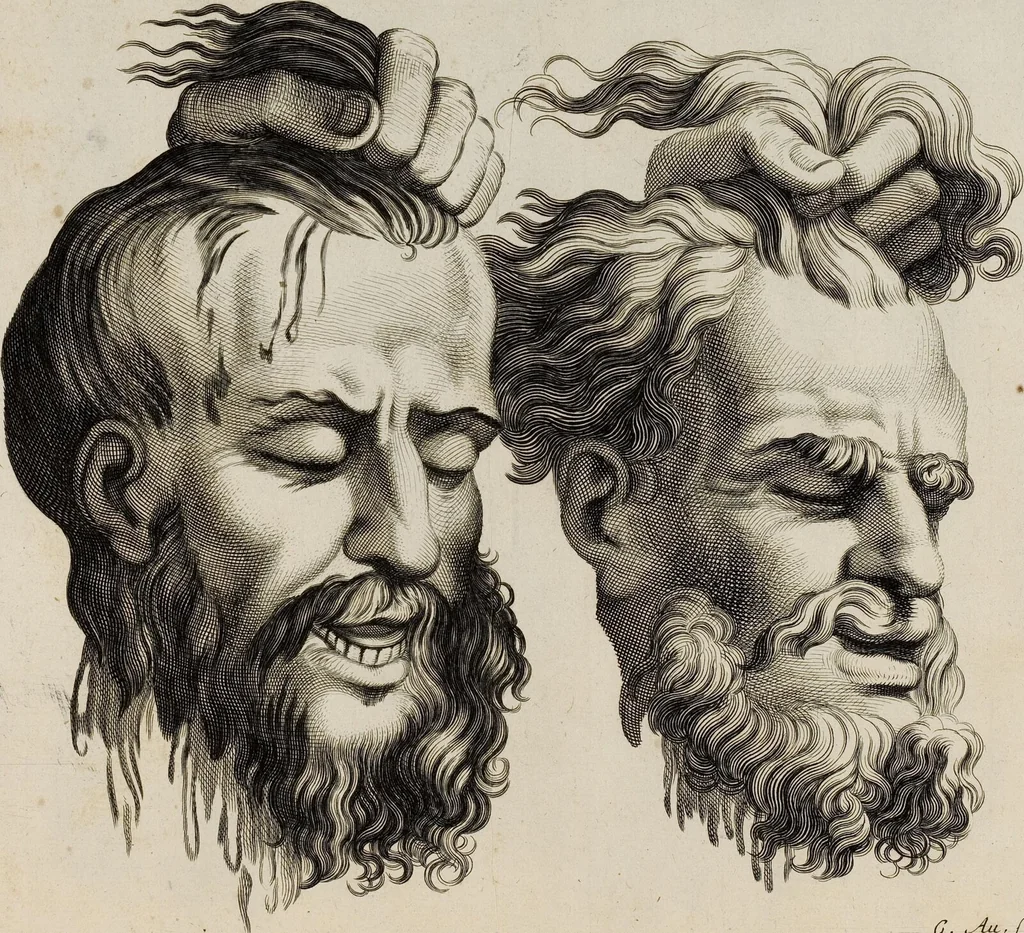 An illustration from Les Proportions Du Corps Humain: Mesurées sur les plus belles Figures de l'Antiquité, 1683, leaf 43