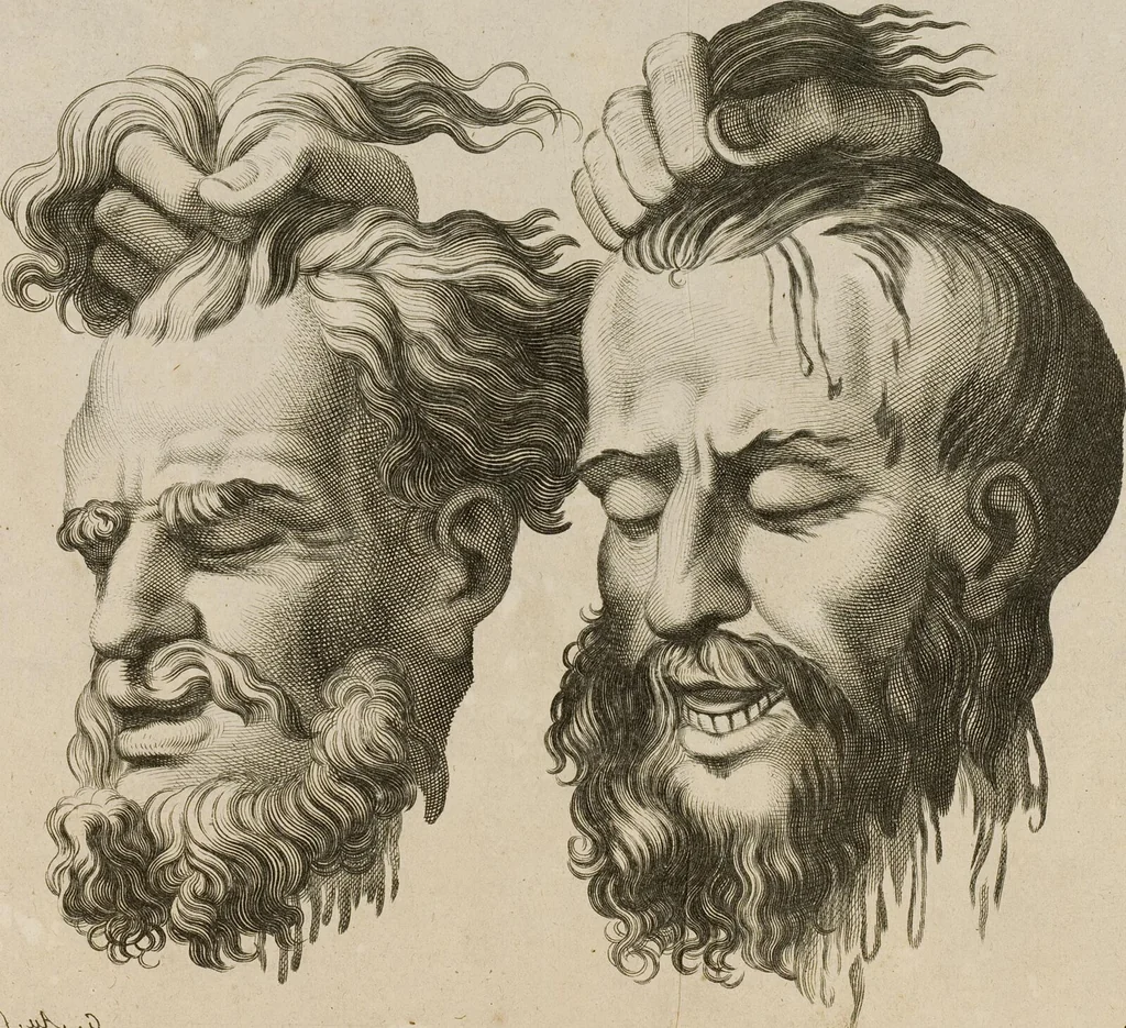 An illustration from Les Proportions Du Corps Humain: Mesurées sur les plus belles Figures de l'Antiquité, 1683, leaf 44