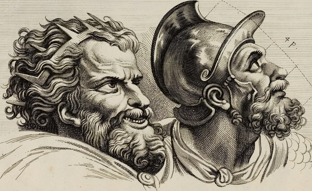 An illustration from Les Proportions Du Corps Humain: Mesurées sur les plus belles Figures de l'Antiquité, 1683, leaf 45