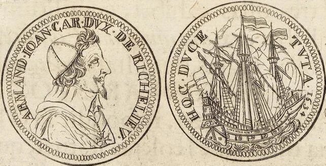 An illustration from Numismatum Modernorum Cimeliarchii Regio-Electoralis Brandenburgici Sectio Prima: continens Numismata Pontificum Romanorum, Aliorumque Ecclesiasticorum, Rariora & Elegantiora: Ære expressa & Dialogo illustrata, 1704, leaf 76