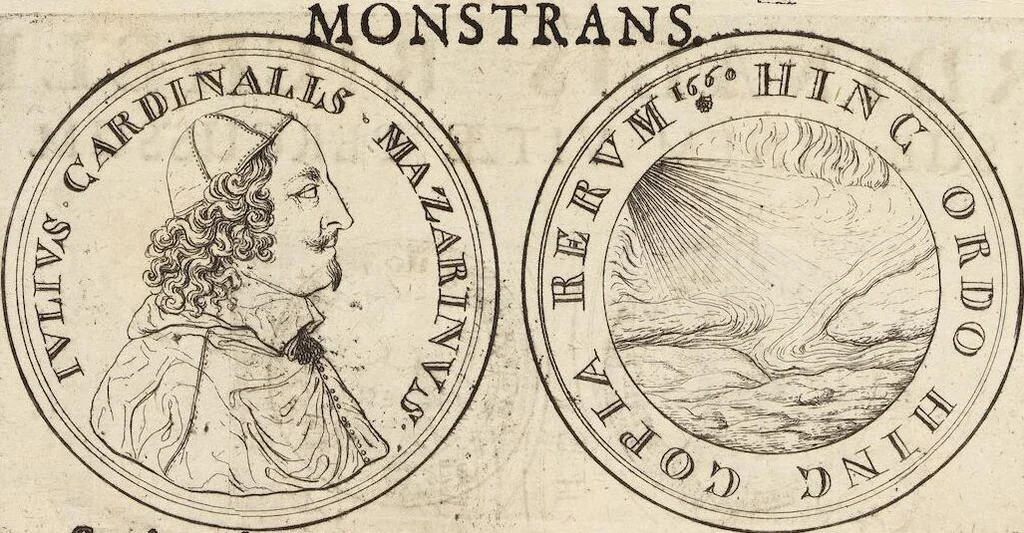 An illustration from Numismatum Modernorum Cimeliarchii Regio-Electoralis Brandenburgici Sectio Prima: continens Numismata Pontificum Romanorum, Aliorumque Ecclesiasticorum, Rariora & Elegantiora: Ære expressa & Dialogo illustrata, 1704, leaf 78