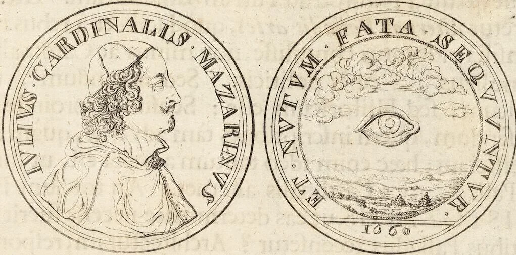 An illustration from Numismatum Modernorum Cimeliarchii Regio-Electoralis Brandenburgici Sectio Prima: continens Numismata Pontificum Romanorum, Aliorumque Ecclesiasticorum, Rariora & Elegantiora: Ære expressa & Dialogo illustrata, 1704, leaf 79
