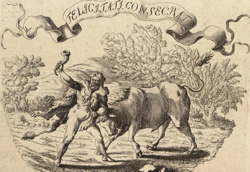 An illustration from Numismatum Modernorum Cimeliarchii Regio-Electoralis Brandenburgici Sectio Prima: continens Numismata Pontificum Romanorum, Aliorumque Ecclesiasticorum, Rariora & Elegantiora: Ære expressa & Dialogo illustrata, 1704, leaf 8