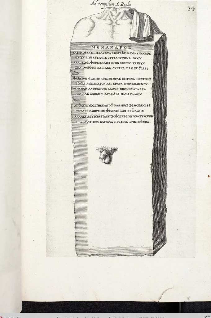 An illustration from (Band 6): VI. pars. Antiquitatum Romanarum: sive IV. tomus inscriptionum & monumentorum ..., 1602, leaf 86