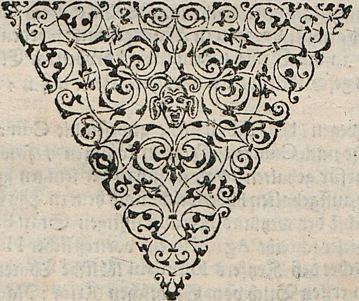 An illustration from Deorvm Fatidicorvm Synopsis Historica / Beschreibung aller vornembsten Heydnischen Oracvlorvm, 1654, leaf 166