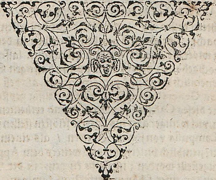 An illustration from Deorvm Fatidicorvm Synopsis Historica / Beschreibung aller vornembsten Heydnischen Oracvlorvm, 1654, leaf 200