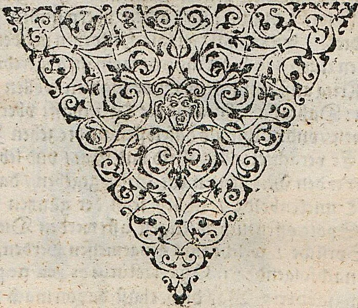 An illustration from Deorvm Fatidicorvm Synopsis Historica / Beschreibung aller vornembsten Heydnischen Oracvlorvm, 1654, leaf 290