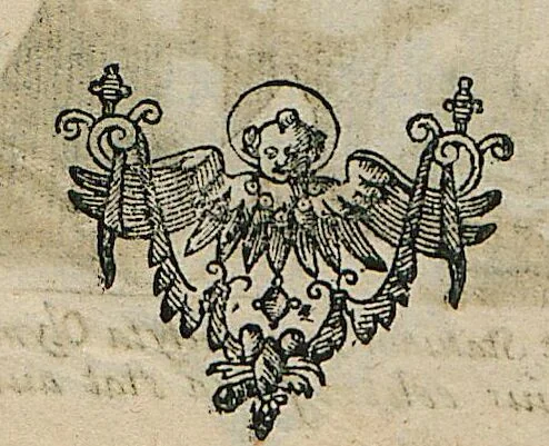 An illustration from Deorvm Fatidicorvm Synopsis Historica / Beschreibung aller vornembsten Heydnischen Oracvlorvm, 1654, leaf 316