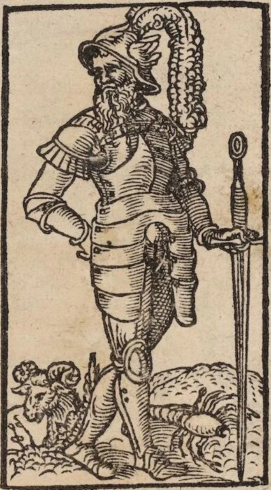 An illustration from Practica Teutsch/ Auff das M.D.LVII. Jare, 1556, leaf 1