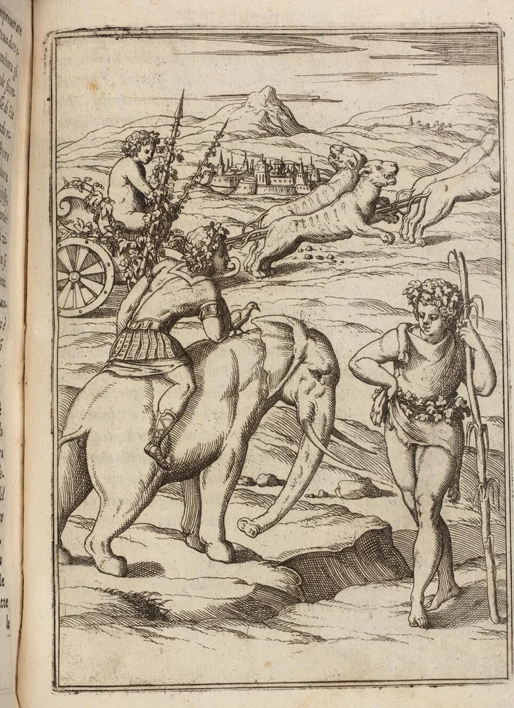 An illustration from Le Imagini De I Dei De Gli Antichi Nelle Qvali Si Contengono gl'Idoli, Riti, ceremonie, & altre cose appartenenti alla Religione de gli Antichi, 1571, leaf 461