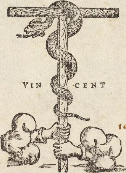 An illustration from Le Imagini De I Dei De Gli Antichi Nelle Qvali Si Contengono gl'Idoli, Riti, ceremonie, & altre cose appartenenti alla Religione de gli Antichi, 1571, leaf 5