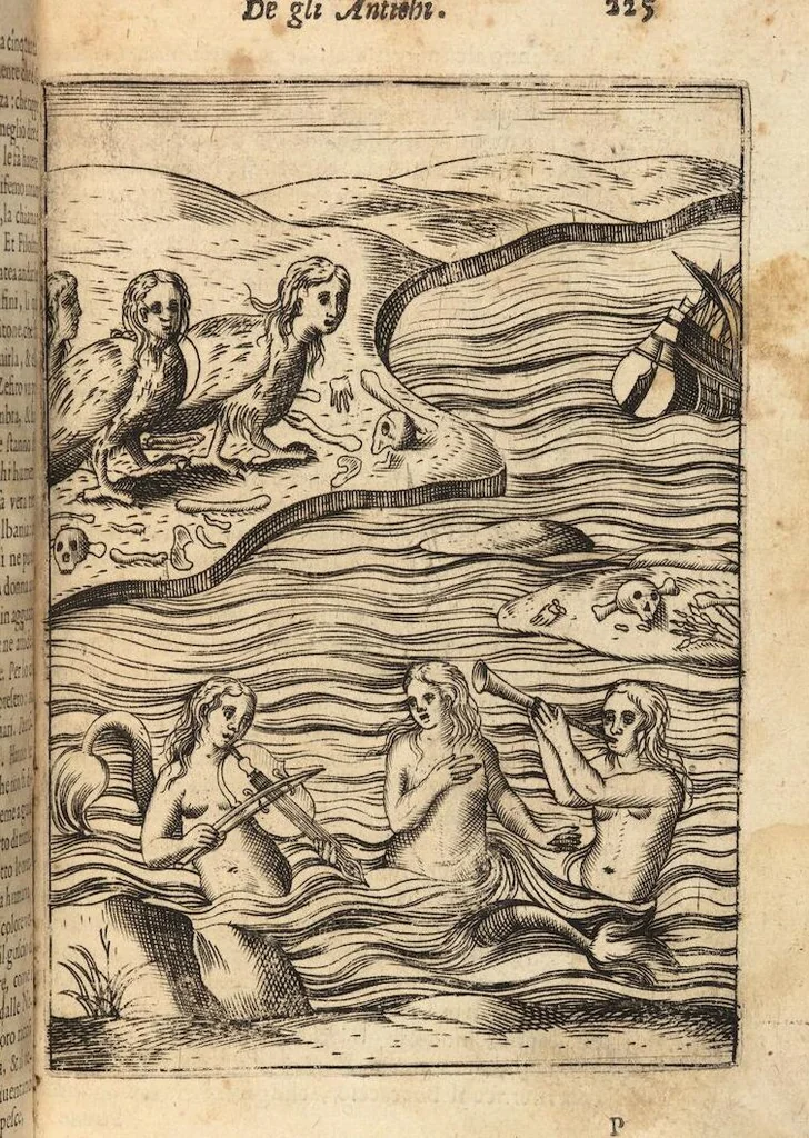 An illustration from Le imagini de i dei degli antichi nelle quali si contengono gl'idoli, i riti, le cerimonie, et altre cose appartenenti alla religione degli antichi ; con la loro espositione ; et in questa ultima impressione non solamente ridotte in forma più commoda, ma arricchite ancora di molte postille, et ... di più di 40 figure in rame …, 1603, leaf 269