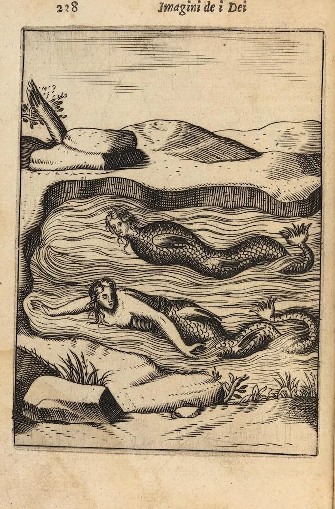 An illustration from Le imagini de i dei degli antichi nelle quali si contengono gl'idoli, i riti, le cerimonie, et altre cose appartenenti alla religione degli antichi ; con la loro espositione ; et in questa ultima impressione non solamente ridotte in forma più commoda, ma arricchite ancora di molte postille, et ... di più di 40 figure in rame …, 1603, leaf 282