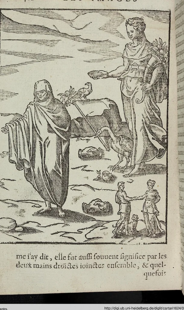 An illustration from Les images des dievx: contenant levrs pourtraits, coustumes & ceremonies de la religion des payens, 1624, leaf 432