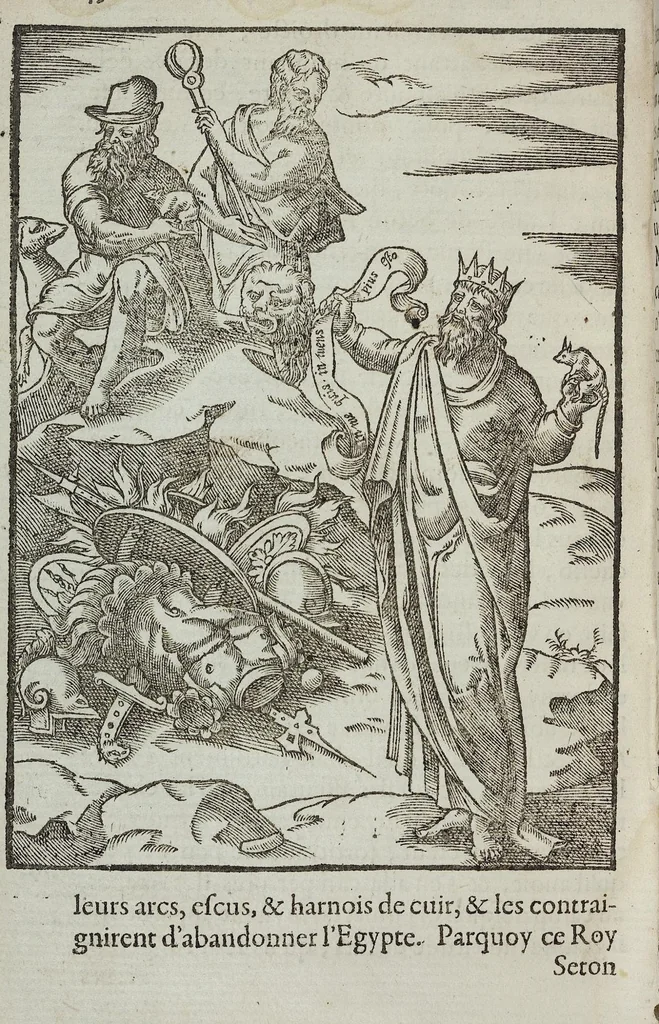 An illustration from Les images des dievx: contenant levrs pourtraits, coustumes & ceremonies de la religion des payens, 1624, leaf 512