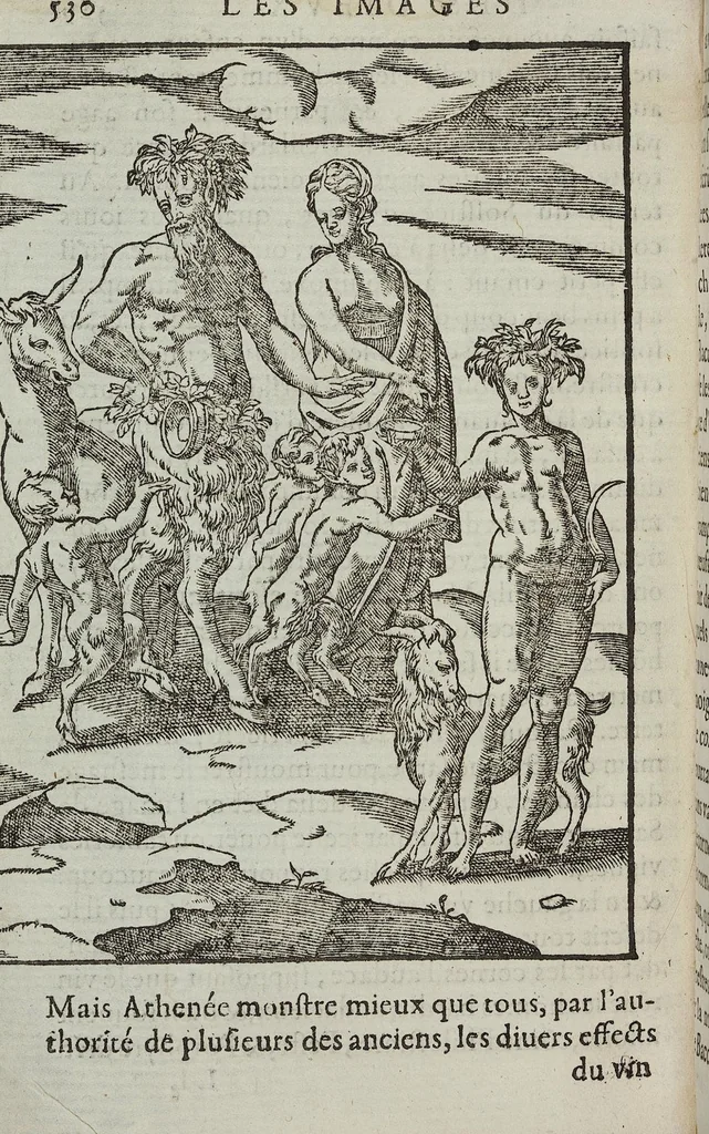 An illustration from Les images des dievx: contenant levrs pourtraits, coustumes & ceremonies de la religion des payens, 1624, leaf 546