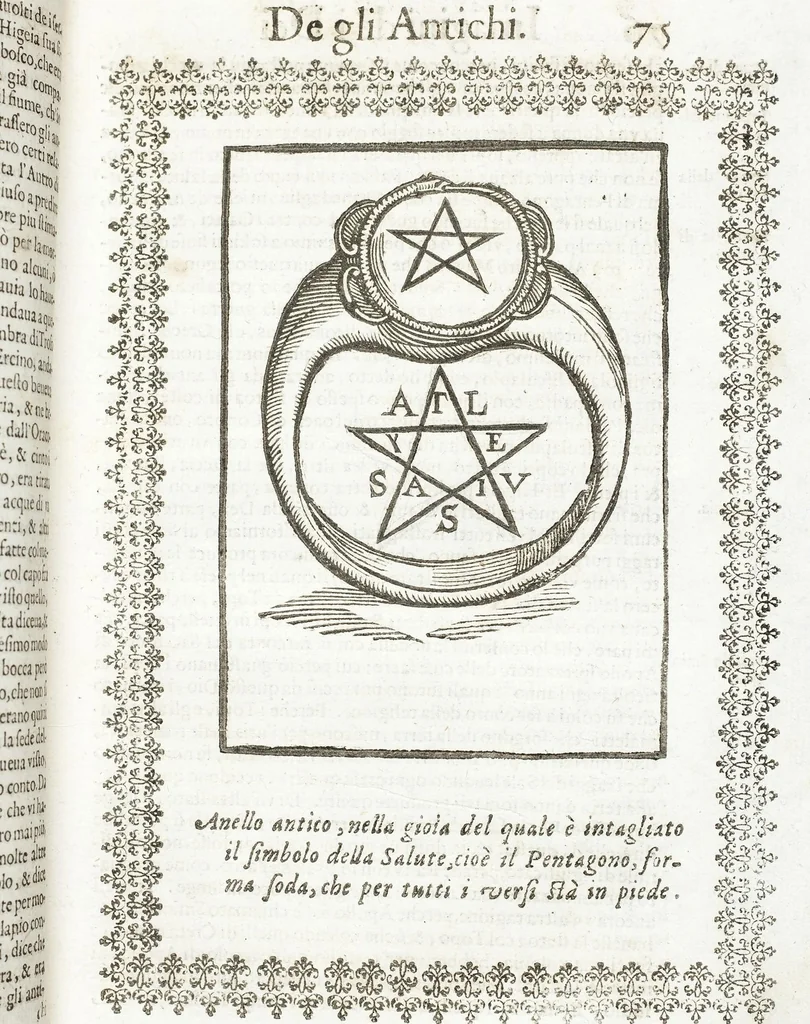 An illustration from Seconda Novissima Editione Delle Imagini De Gli Dei Delli Antichi Di Vicenzo Cartari Reggiano, 1626, leaf 117